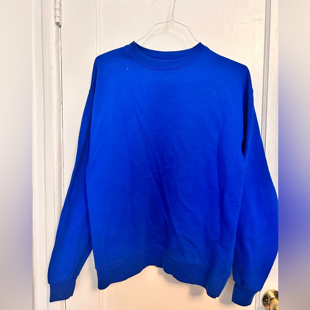 Hanes - Royal Blue pullover sweatshirt